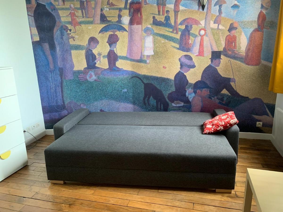 פריז Studio Perfect For 2 Adults And 1 Kid, And Up To 2 Kids - Jourdain 20E, 25Mn To Louvre Via Line M11 מראה חיצוני תמונה