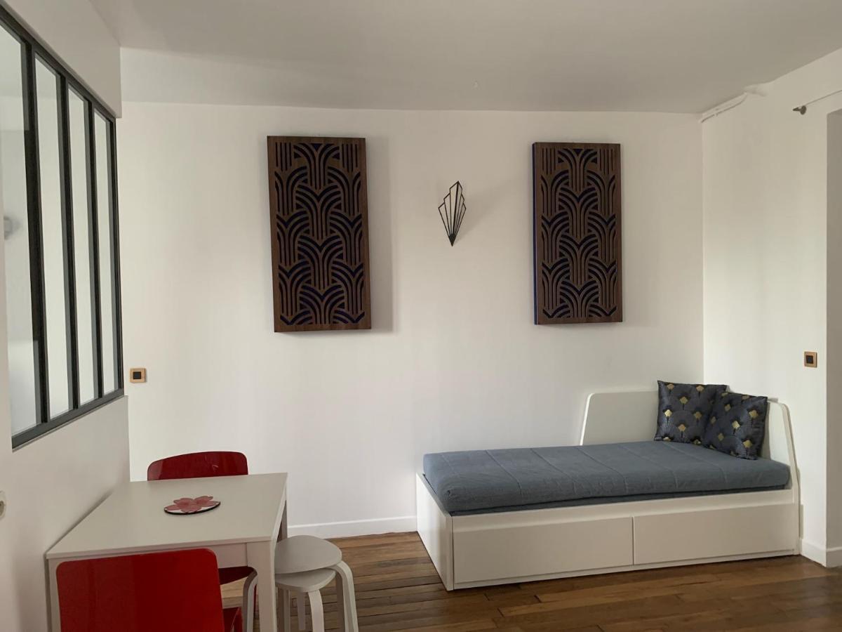 פריז Studio Perfect For 2 Adults And 1 Kid, And Up To 2 Kids - Jourdain 20E, 25Mn To Louvre Via Line M11 מראה חיצוני תמונה