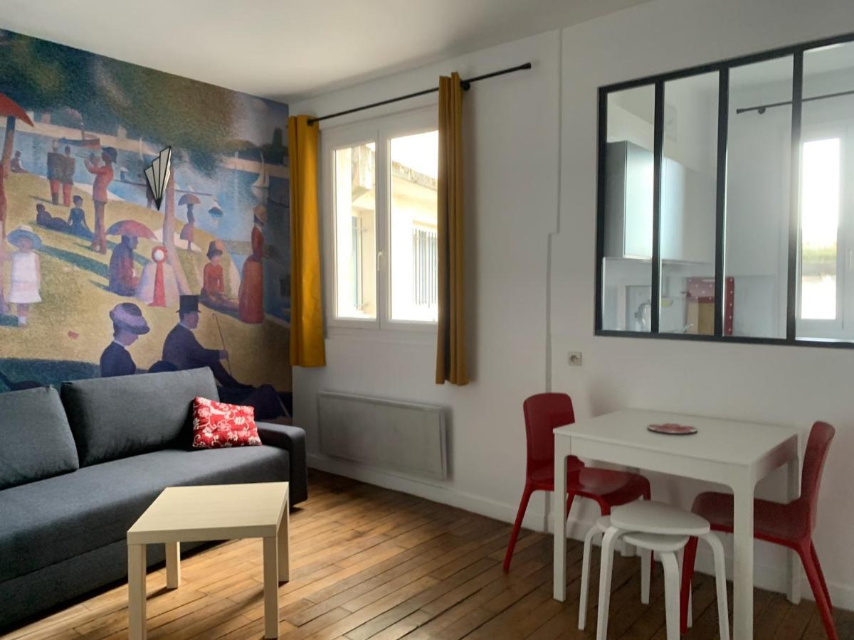 פריז Studio Perfect For 2 Adults And 1 Kid, And Up To 2 Kids - Jourdain 20E, 25Mn To Louvre Via Line M11 מראה חיצוני תמונה