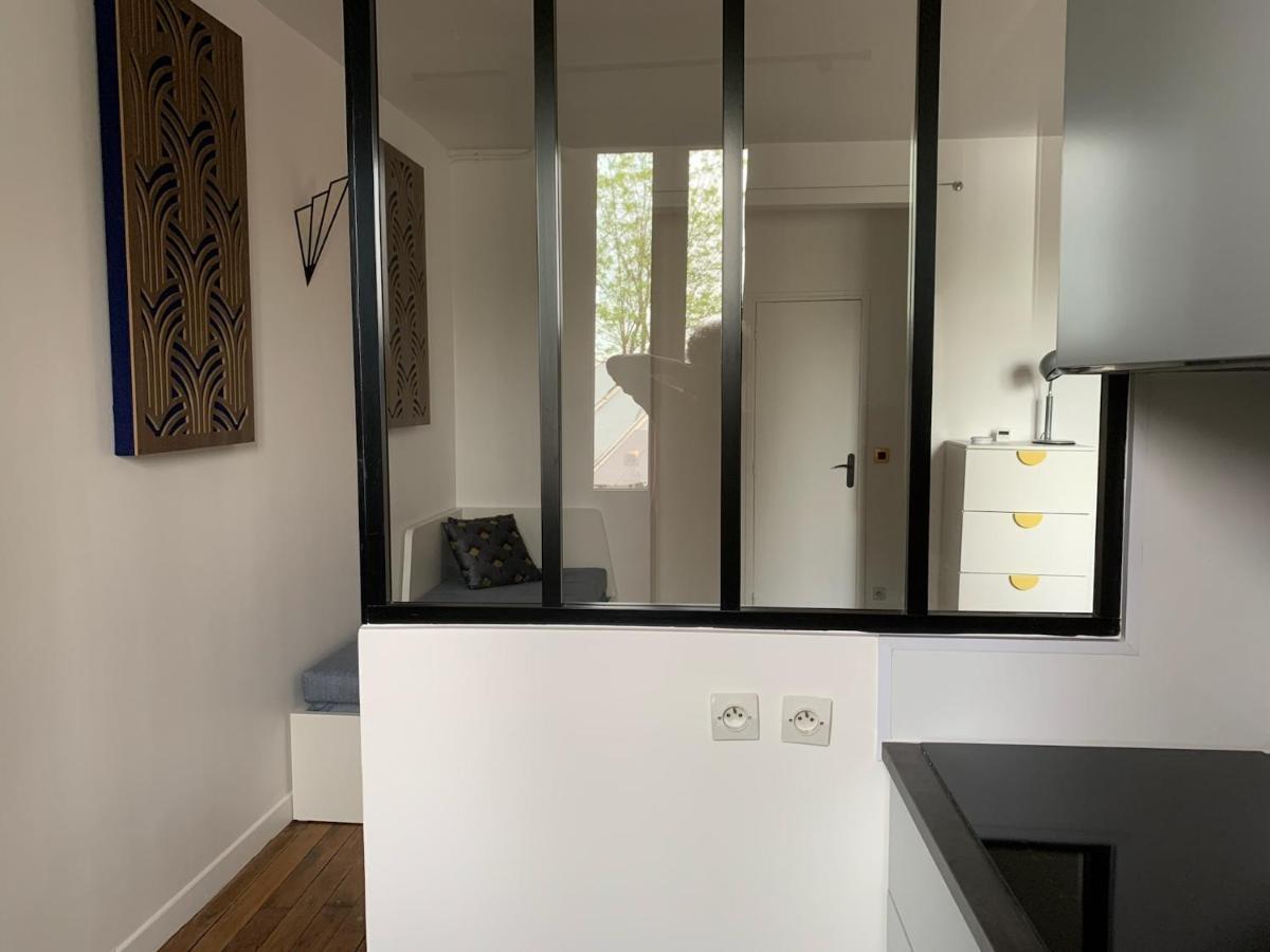 פריז Studio Perfect For 2 Adults And 1 Kid, And Up To 2 Kids - Jourdain 20E, 25Mn To Louvre Via Line M11 מראה חיצוני תמונה